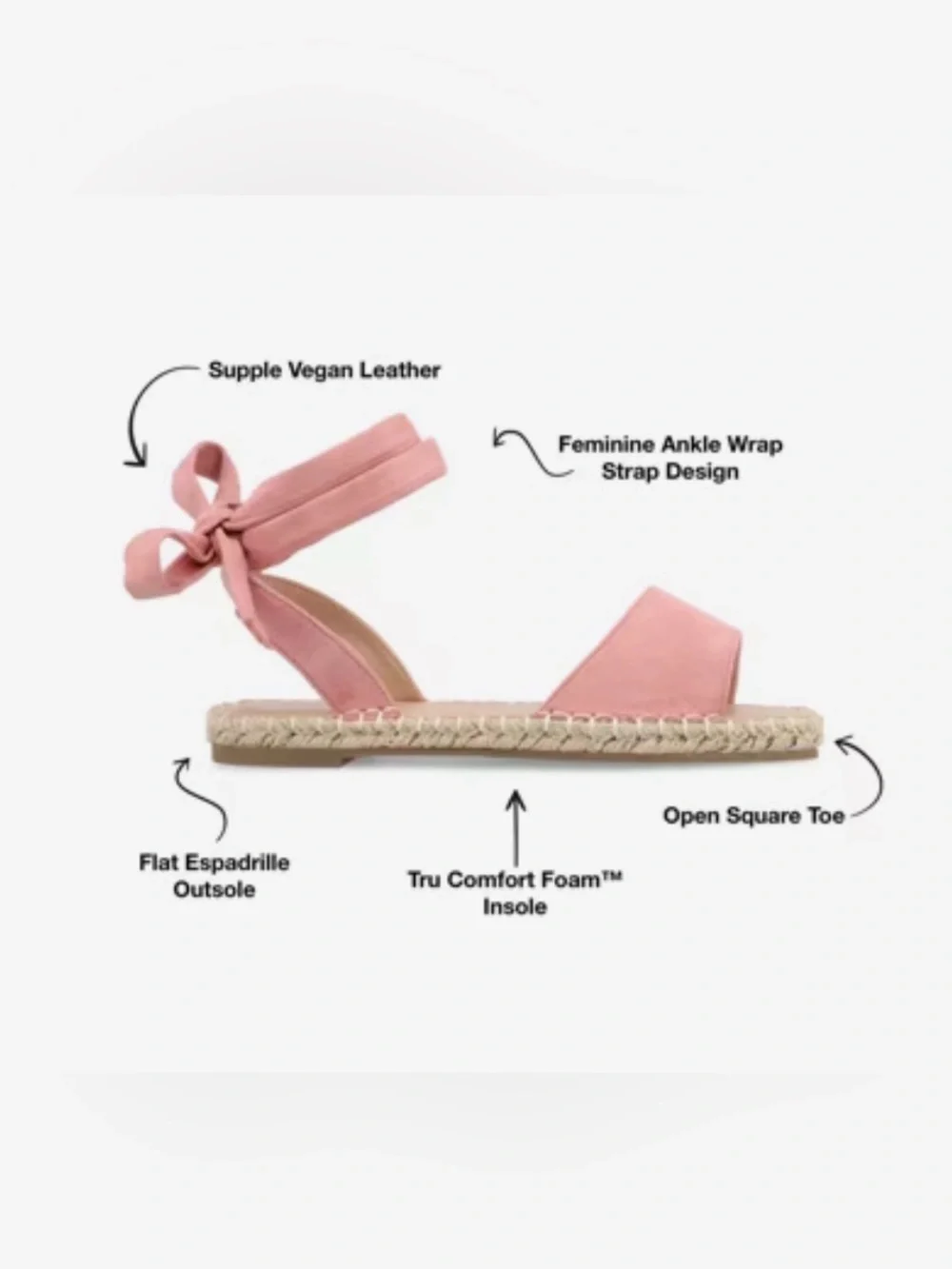 Journee Emelie Espadrille Sandal 9.5